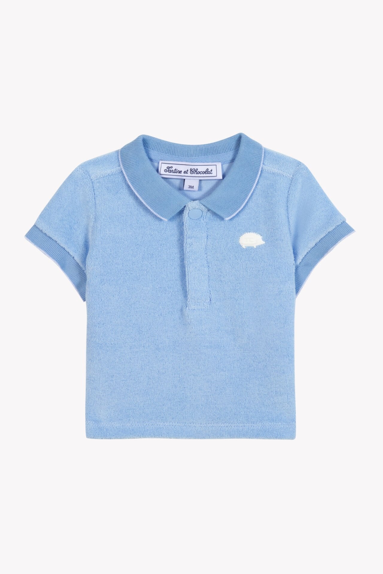 Erkek Bebek Kısa kollu Polo T-Shirt Mavi