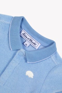 Erkek Bebek Kısa kollu Polo T-Shirt Mavi