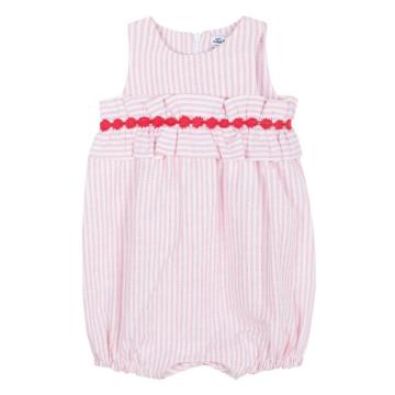 Kız Bebek Askılı Kısa Bacaklı Tulum