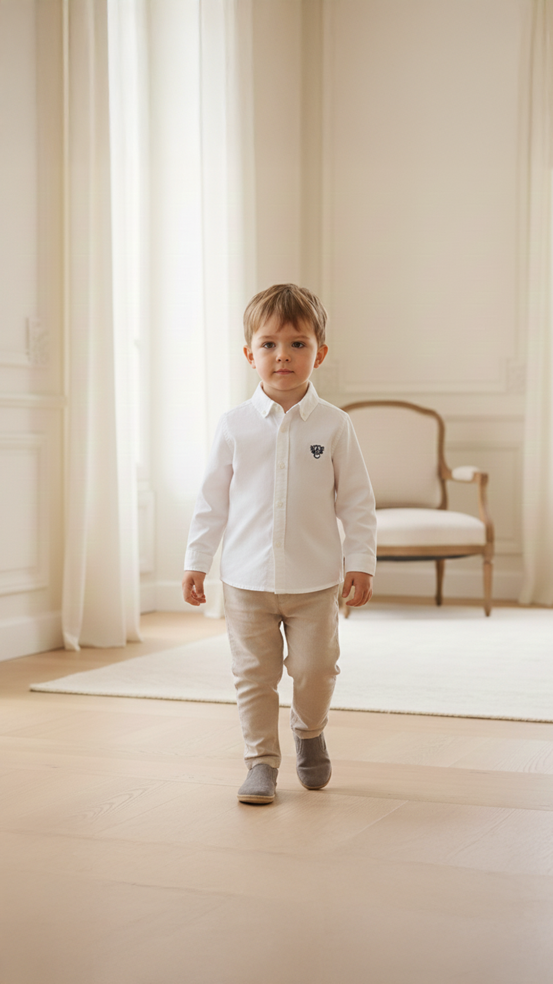 Erkek Bebek & Çocuk Beyaz Ceremonie Gömlek