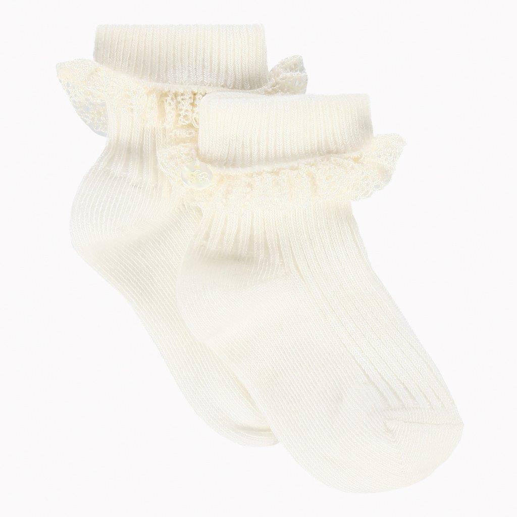 Kız Bebek Bileği Dantel Çorap