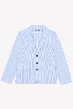 Erkek Çocuk Çizgili Koton Ceket