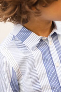 Erkek Çocuk Çizgili Gömlek