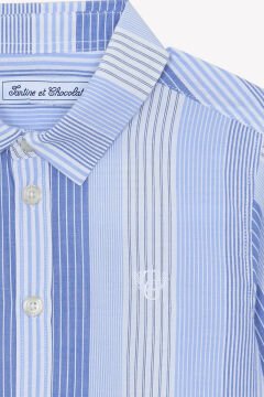 Erkek Çocuk Çizgili Gömlek