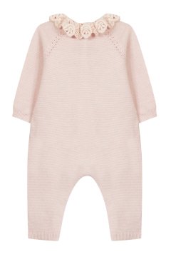 Kız Bebek Ayaksız Triko Tulum