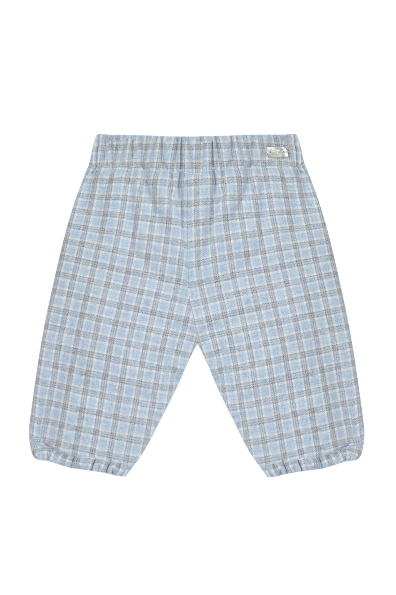 Erkek Bebek Kareli Pantalon