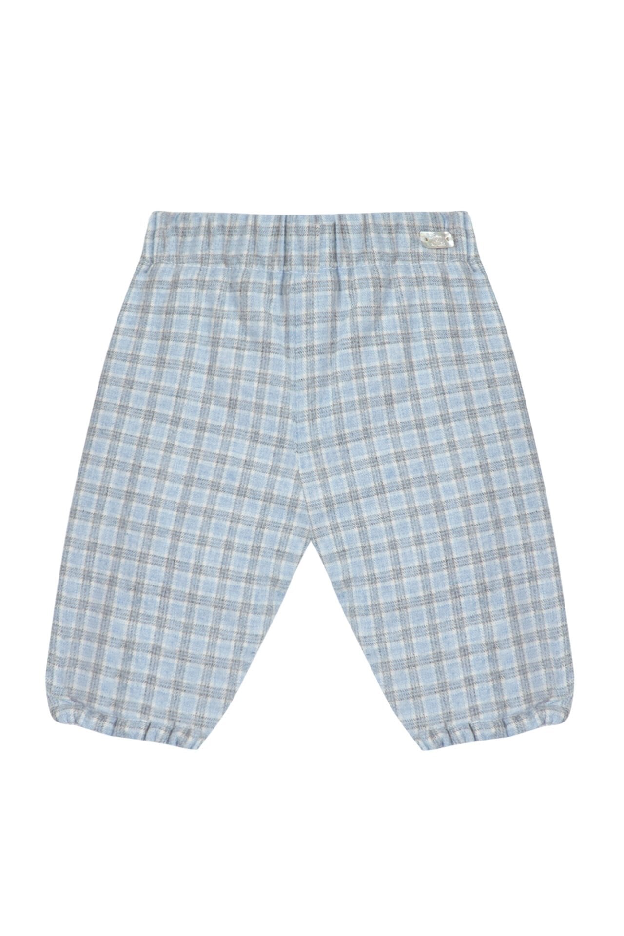 Erkek Bebek Kareli Pantalon
