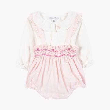 Kız Bebek Body + Askılı Şort Takım