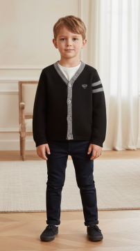 Erkek Bebek Yün Hırka