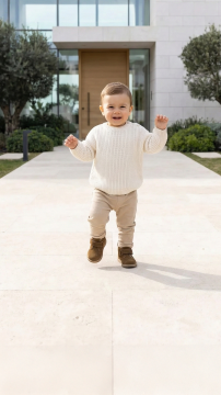 Erkek Bebek Muflonlu Güderi Bot