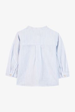 Erkek Bebek Hakim Yaka Kareli Gömlek