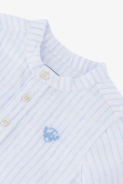 Erkek Bebek Hakim Yaka Kareli Gömlek