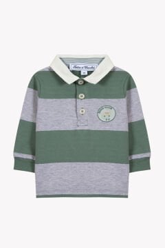 Erkek Çocuk Uzun Kollu Polo T-Shisrt Haki
