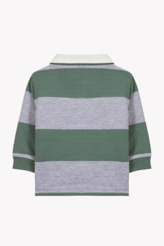 Erkek Çocuk Uzun Kollu Polo T-Shisrt Haki