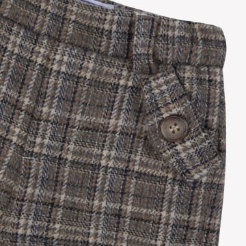 Erkek Çocuk Kareli Pantalon