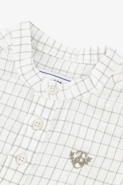 Erkek Çocuk Hakim Yaka Kareli Gömlek