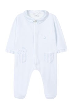 Erkek Bebek Kadife Tulum