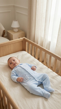 Erkek Bebek Kadife Tulum