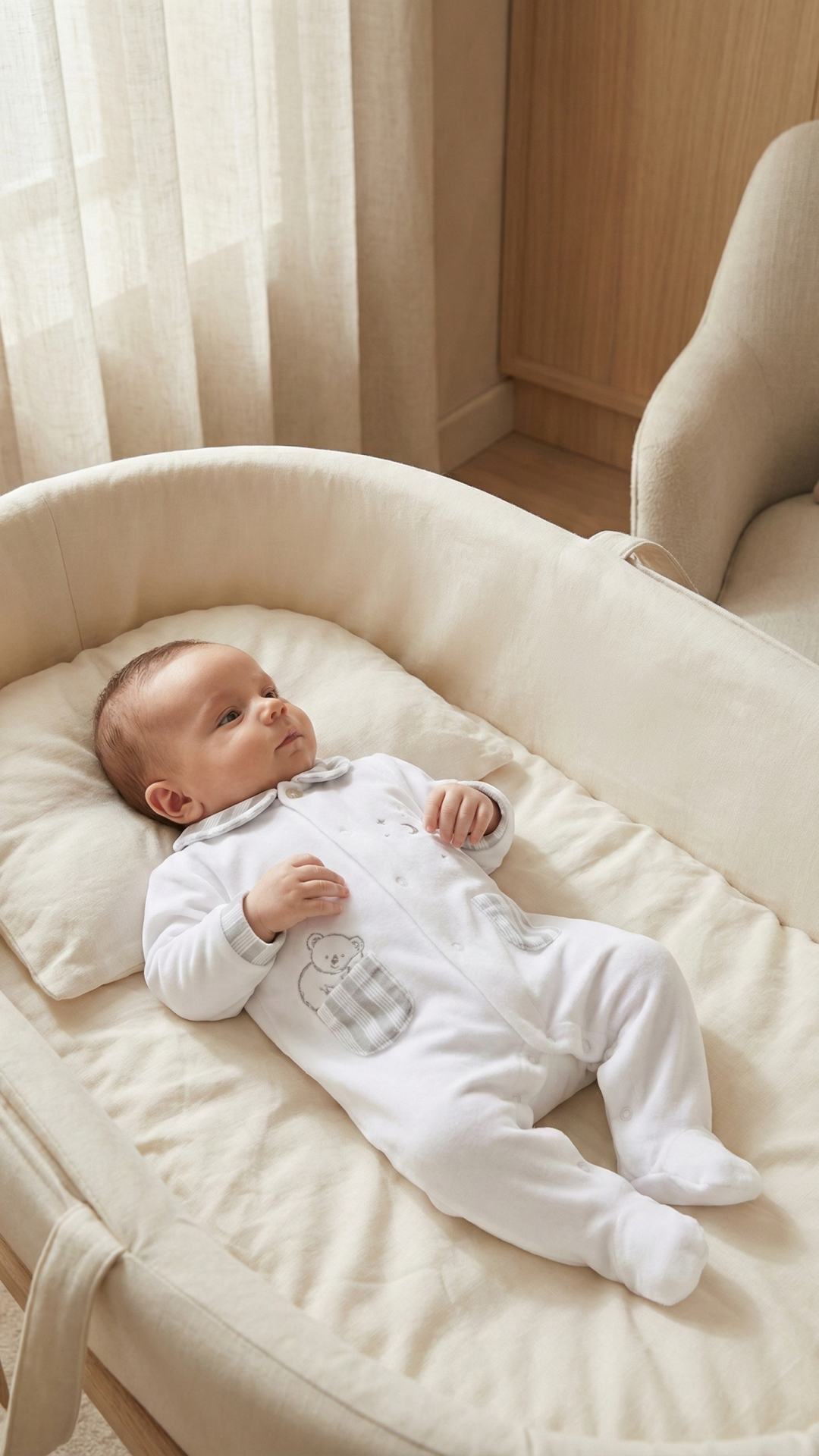 Erkek Bebek Kadife Tulum