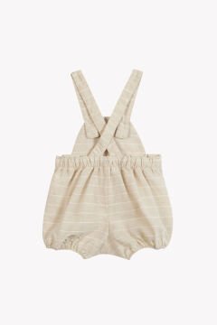 Bebek Şortlu Salopet Bej