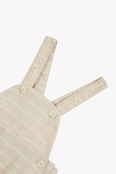 Bebek Şortlu Salopet Bej