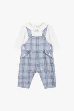 Erkek Bebek Askılı Pantalon + Body Set