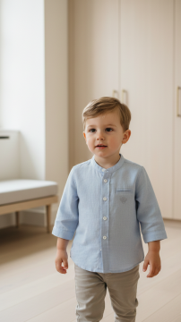 Erkek Çocuk Ceremonie Keten Gömlek