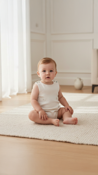 Erkek Bebek Kısa Tulum