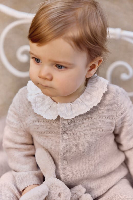Bebek Yün Hırka & Pantalon Set