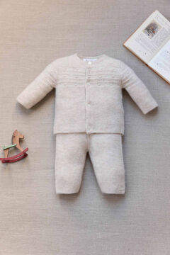 Bebek Yün Hırka & Pantalon Set