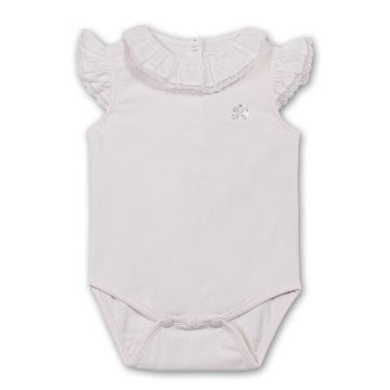 Kız Bebek Kolsuz Body Pembe