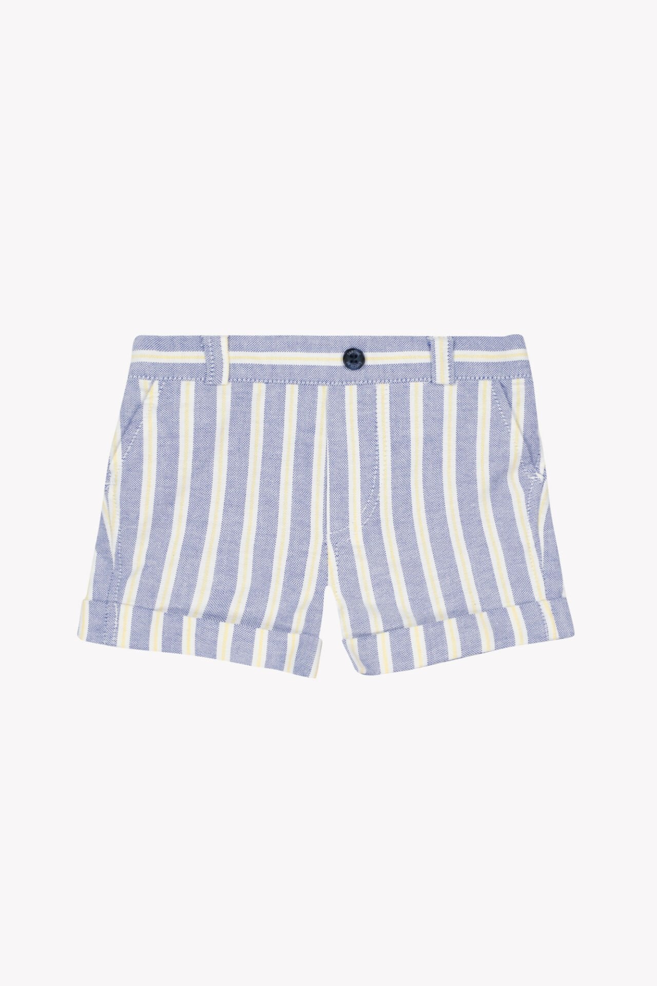 Erkek Bebek Çizgili Şort indigo