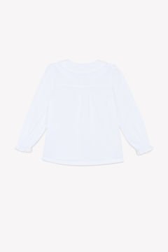 Kız Çocuk Fisto Yakalı Uzun Kollu Gömlek