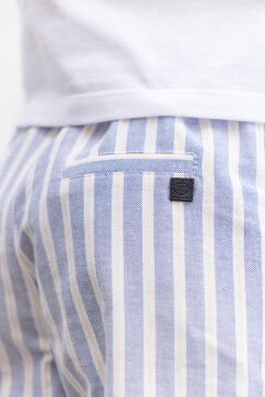 Erkek Çocuk Çizgili Şort indigo