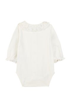 Kız Bebek Dantel Yakalı Şık Body