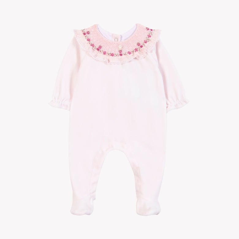 Kız Bebek Kadife Tulum