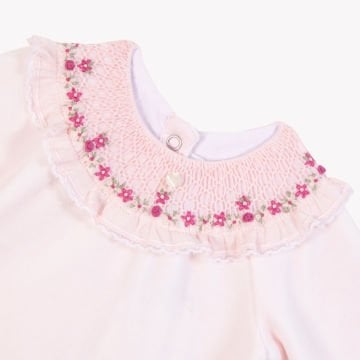 Kız Bebek Kadife Tulum