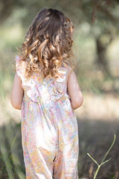 Kız Bebek Ayaksız Koton Tulum