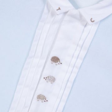 Erkek Bebek Yakası Pilili Kadife Tulum