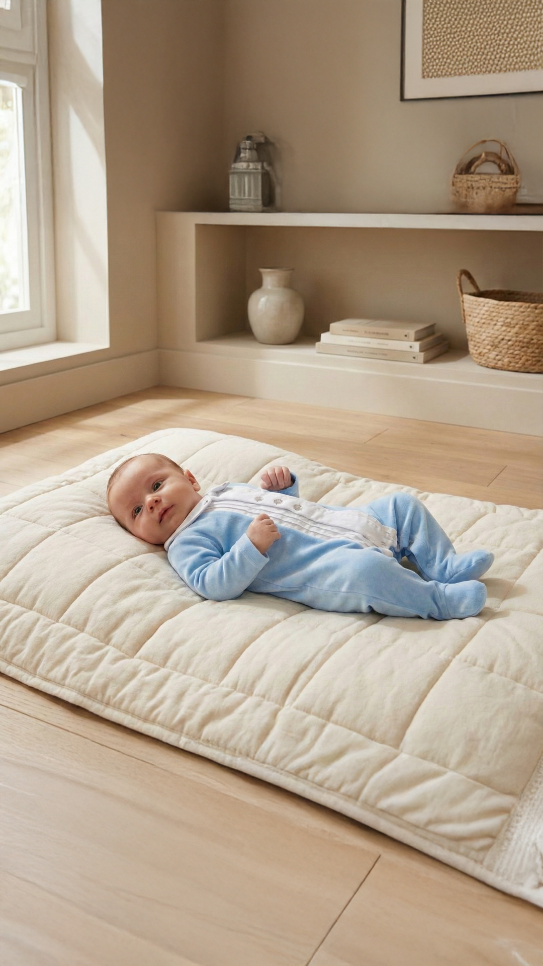 Erkek Bebek Yakası Pilili Kadife Tulum