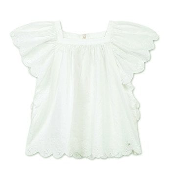 Kız Çocuk Koton Dökümlü Bluz