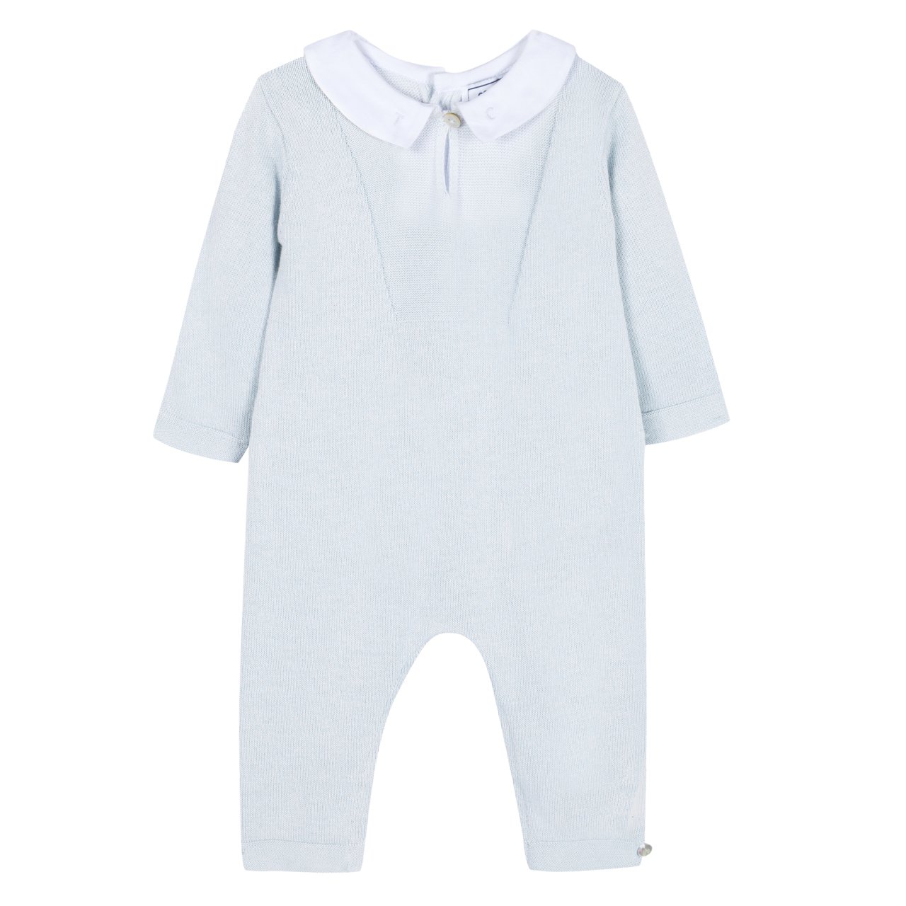 Erkek Bebek Ayaksız Triko Tulum