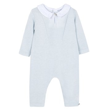 Erkek Bebek Ayaksız Triko Tulum