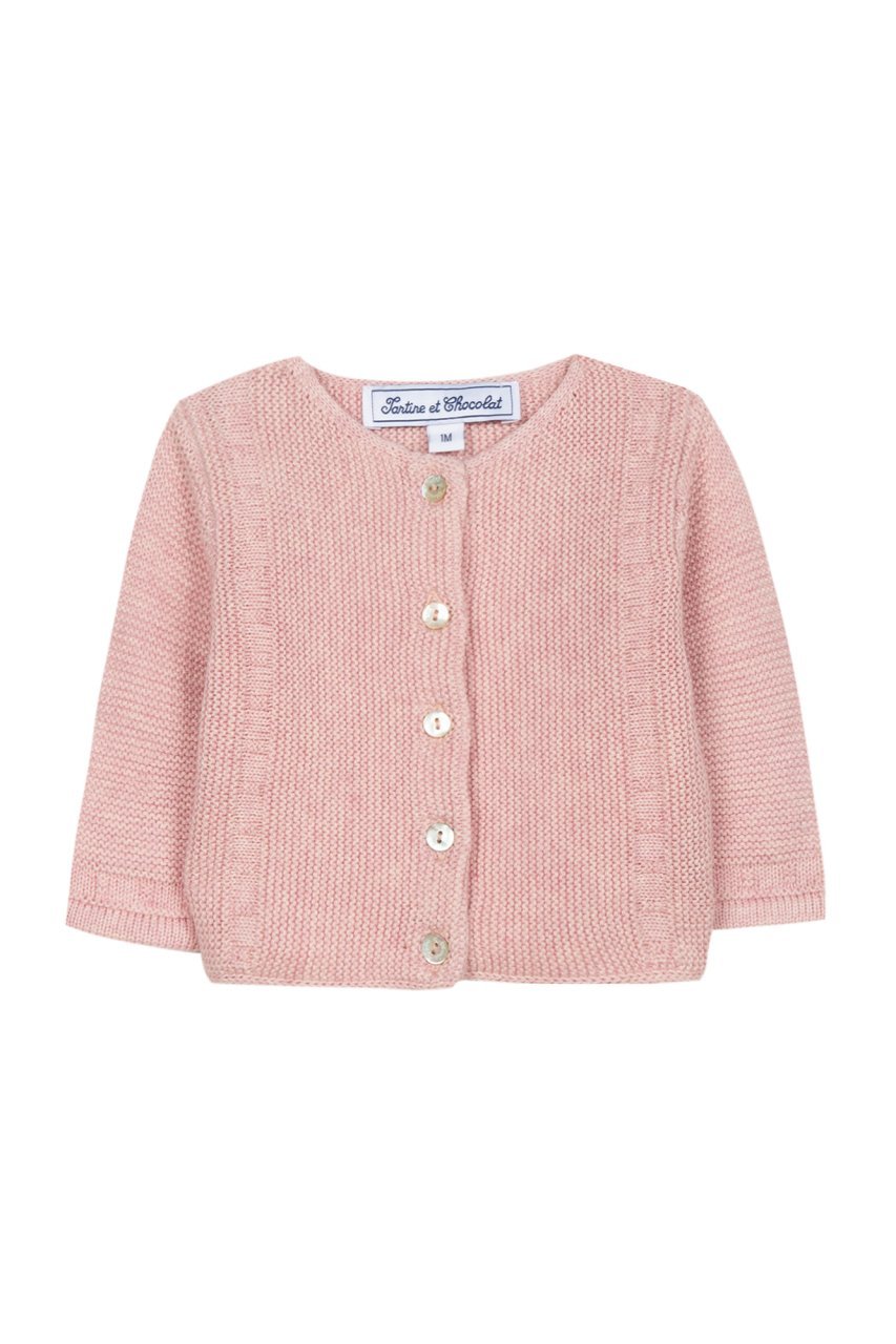 Kız Bebek Organik Pamuktan Hırka