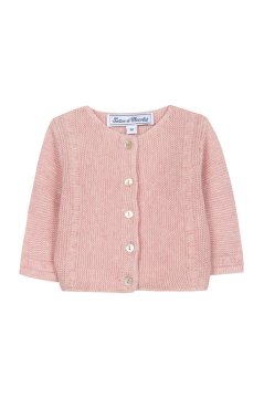 Kız Bebek Organik Pamuktan Hırka