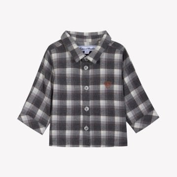 Erkek Çocuk Kareli Gömlek Ceket