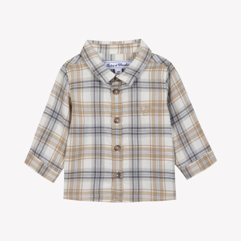 Erkek Çocuk Kareli Ceket Gömlek