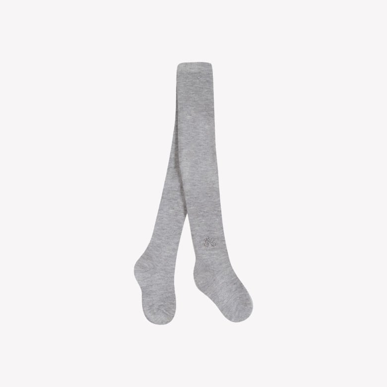 Bileği Taşlı Simli Kız Bebek Külotlu Çorap