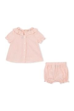 Kız Bebek Bluz + Bloomer Set