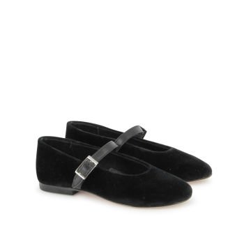 Kız Çocuk Siyah Nubuk Babet